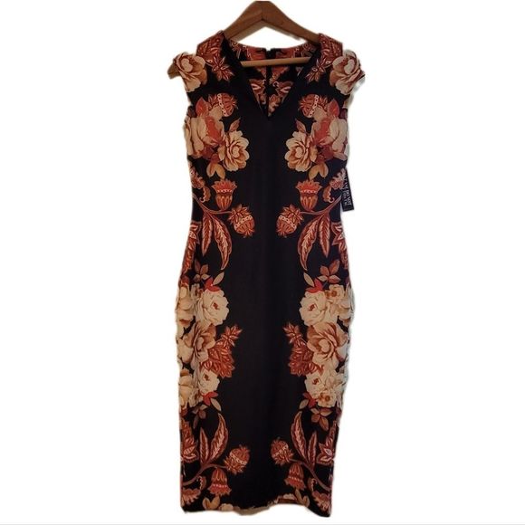 NEW New York & Company V-Neck Sheath Dress - Picture 1 of 11